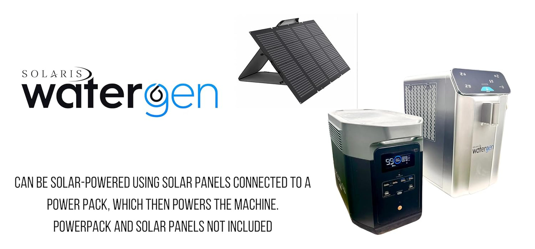 Atmospheric Water Generator, Makes Water from the Air. No Plumbing Needed. Great for Home Use, Office, RV, Boat or Emergencies and Disasters.