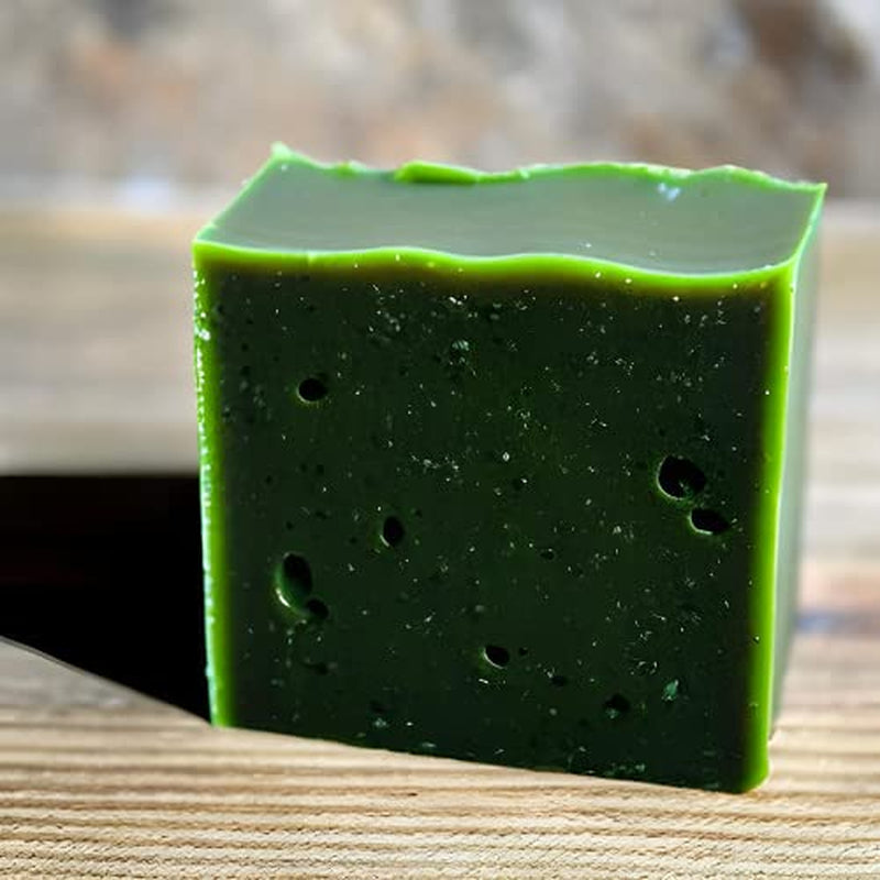 Seamoss, Moringa, and Burdock Soap - Deep Cleansing Soap Infused with Natural Organic Irish Moss, Moringa, and Burdock Root, Moisturizes and Nourishes Skin, 4 Oz