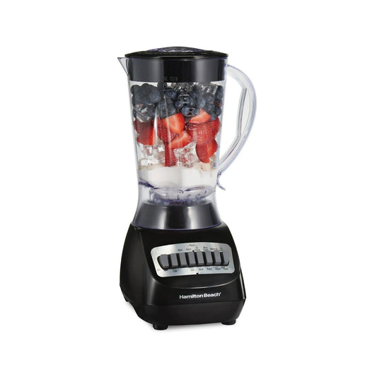 Hamilton Beach Smoothie Blender, 48 Oz. Jar, 12 Blending Functions, Black, 50180