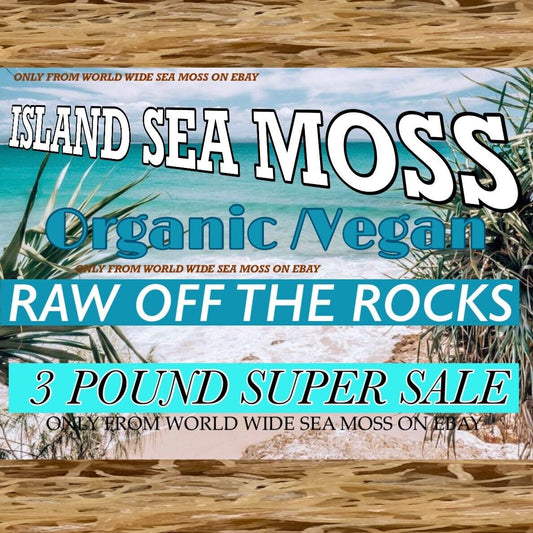 3 POUNDS RAW SEA MOSS ORGANIC/ VEGAN 🔥🔥🔥BUY 2 GET 1 POUND FREE😻😻🔥