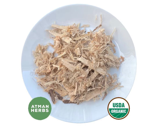 Organic Slippery Elm Bark Cut | BULK | 1LB | High Quality Organic