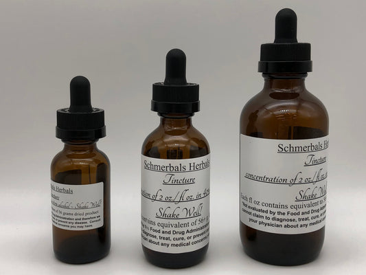 Wormwood, Artemisia Absinthium, Organic 2X Tincture / Liquid Extract ~ Schmerbals Herbals®