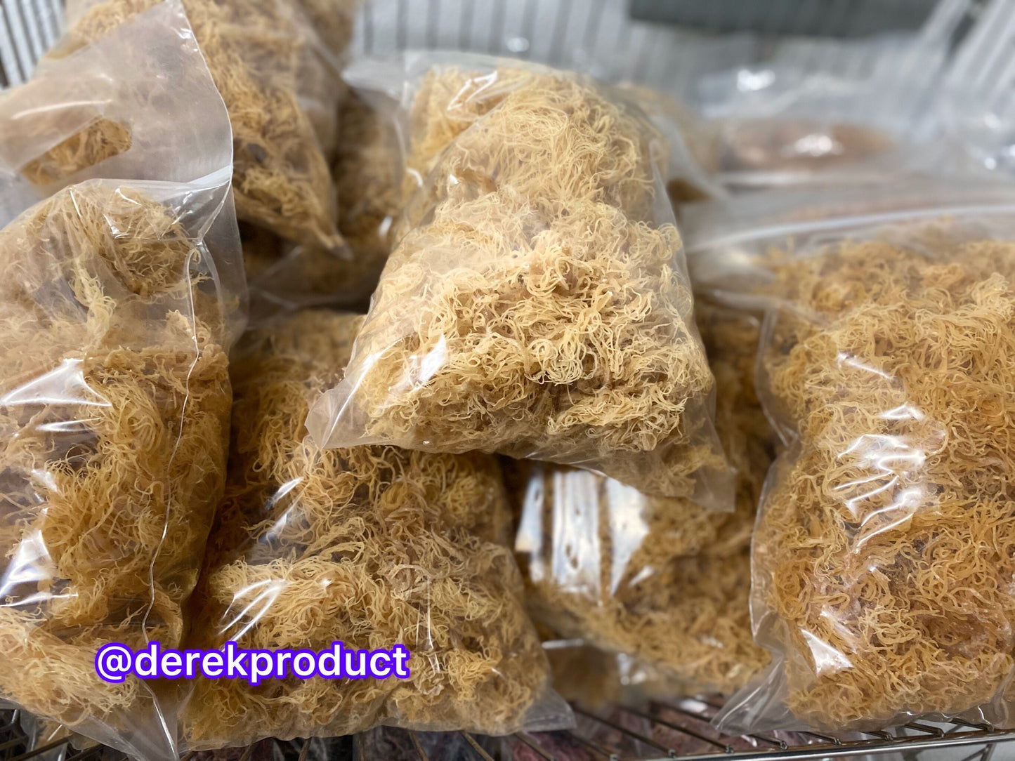 Derek Product - 1Lb - Gold Wildcrafted Sea Moss Organic